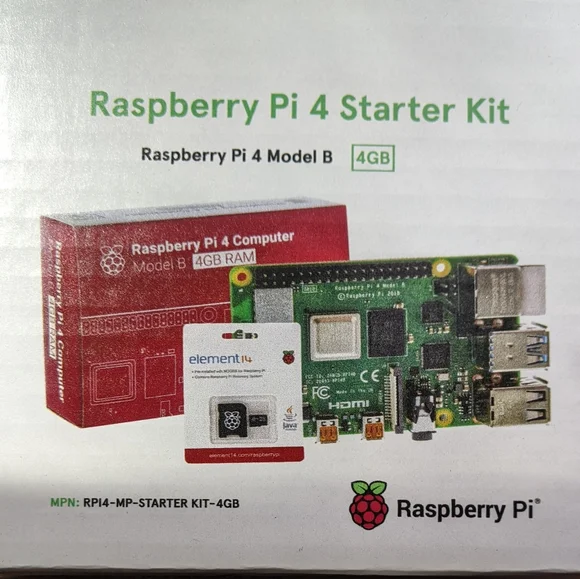 Raspberry Pi 4 Model B 4GB Starter Kit